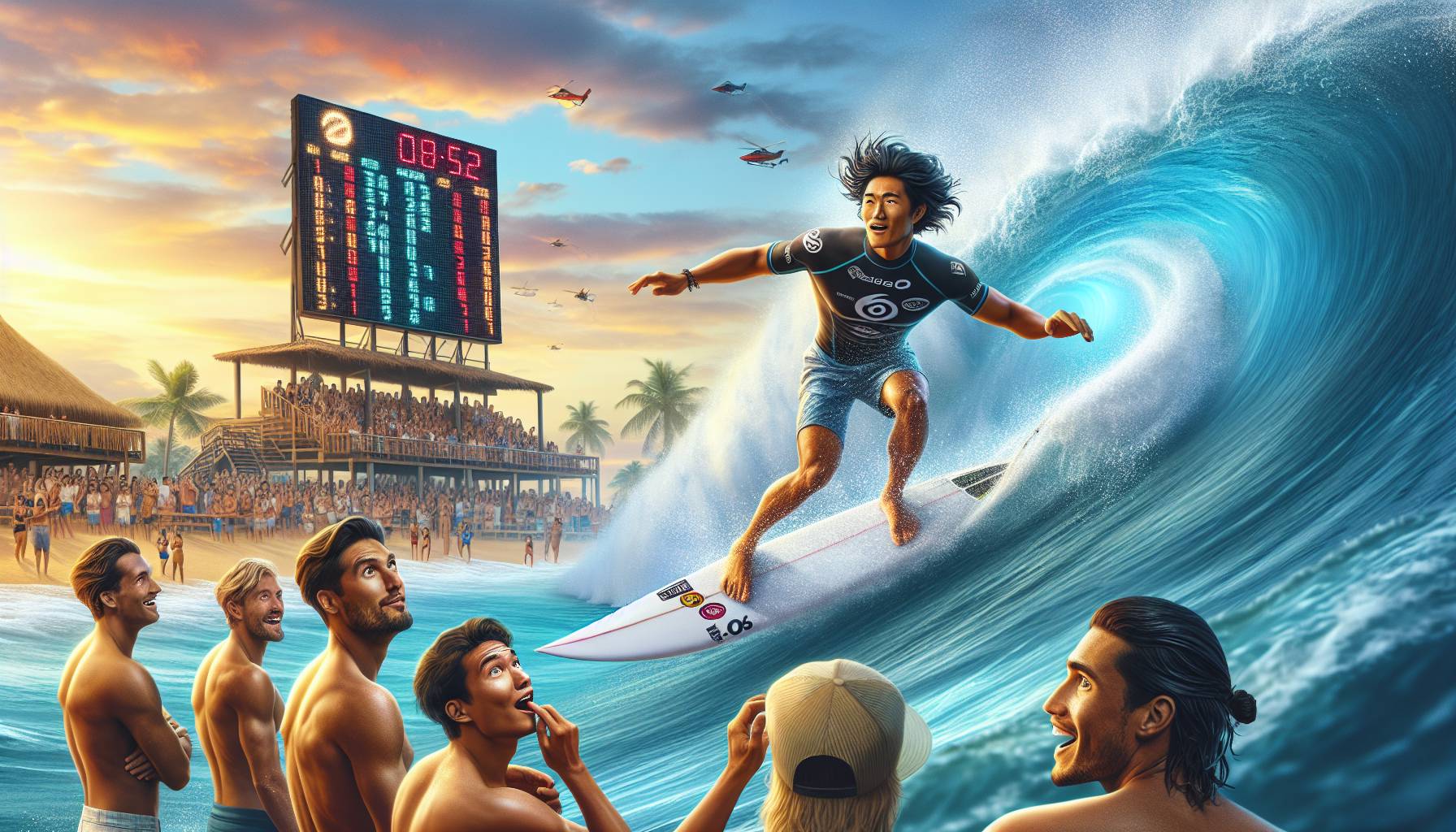 Wilson Defeats Top-Ranked Ferreira in Impressive Surfing Return