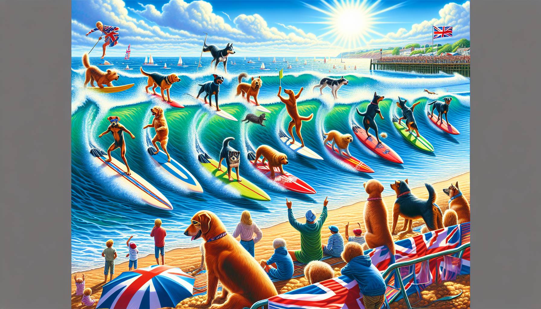 Britain’s Dog Surfing Highlights