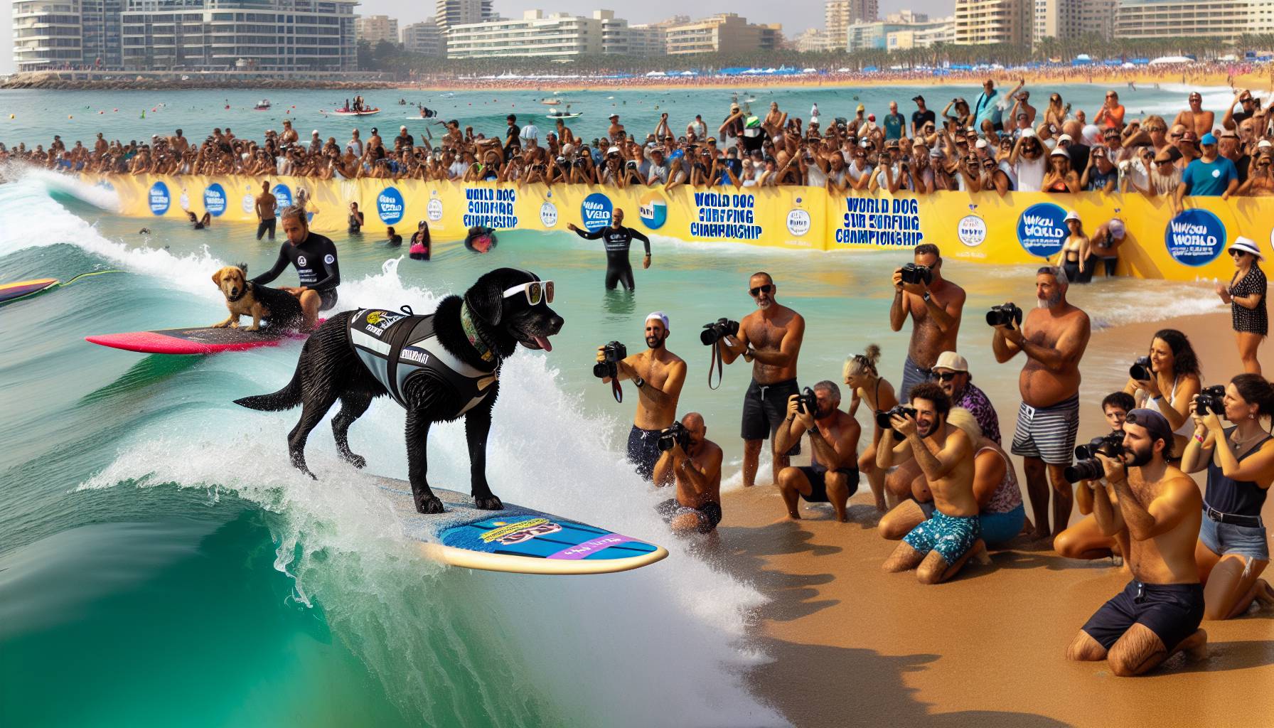 Top Dog Surfers Compete in World Dog Surfing Championships