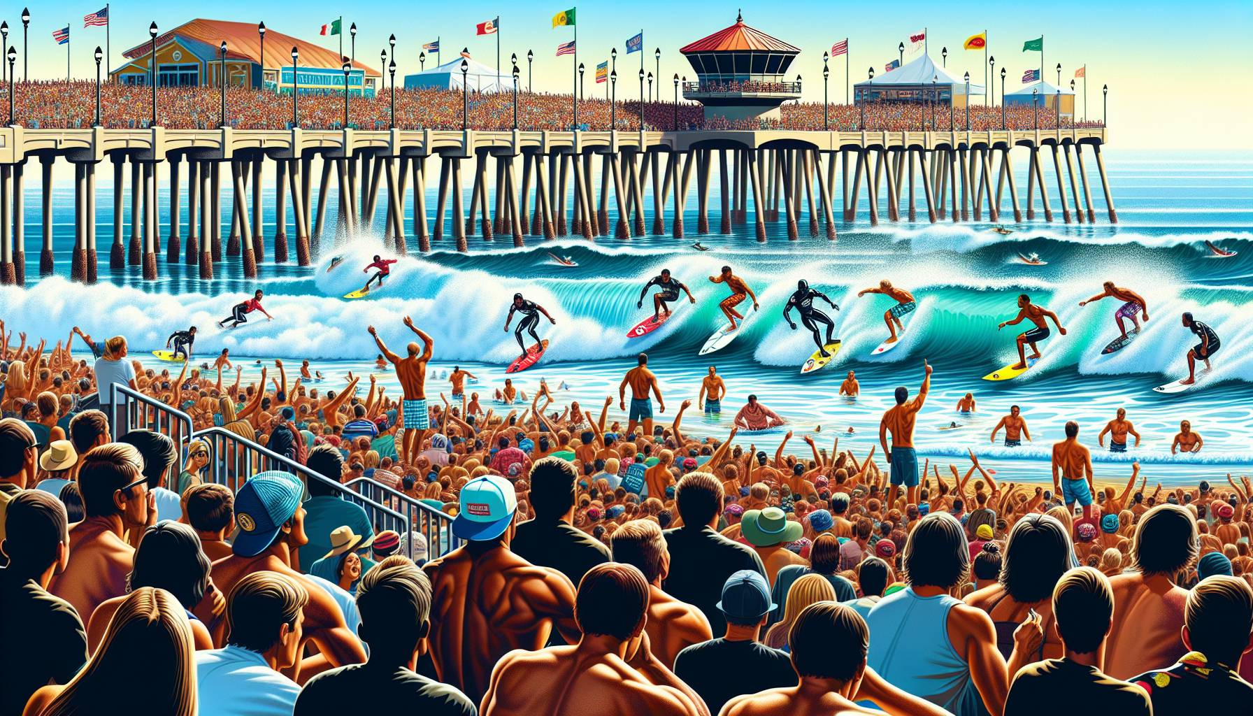 Final Day Highlights of U.S. Open of Surfing in Huntington Beach