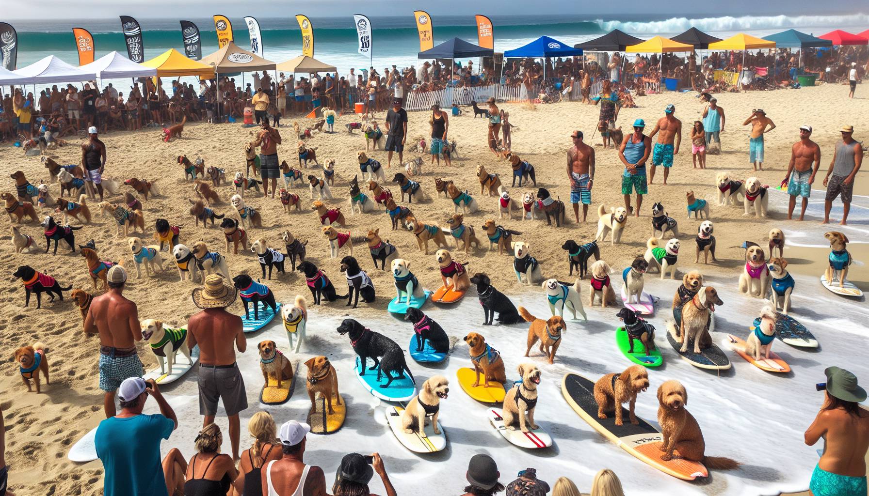 Dogs Take the Spotlight at California’s World Dog Surfing Championships
