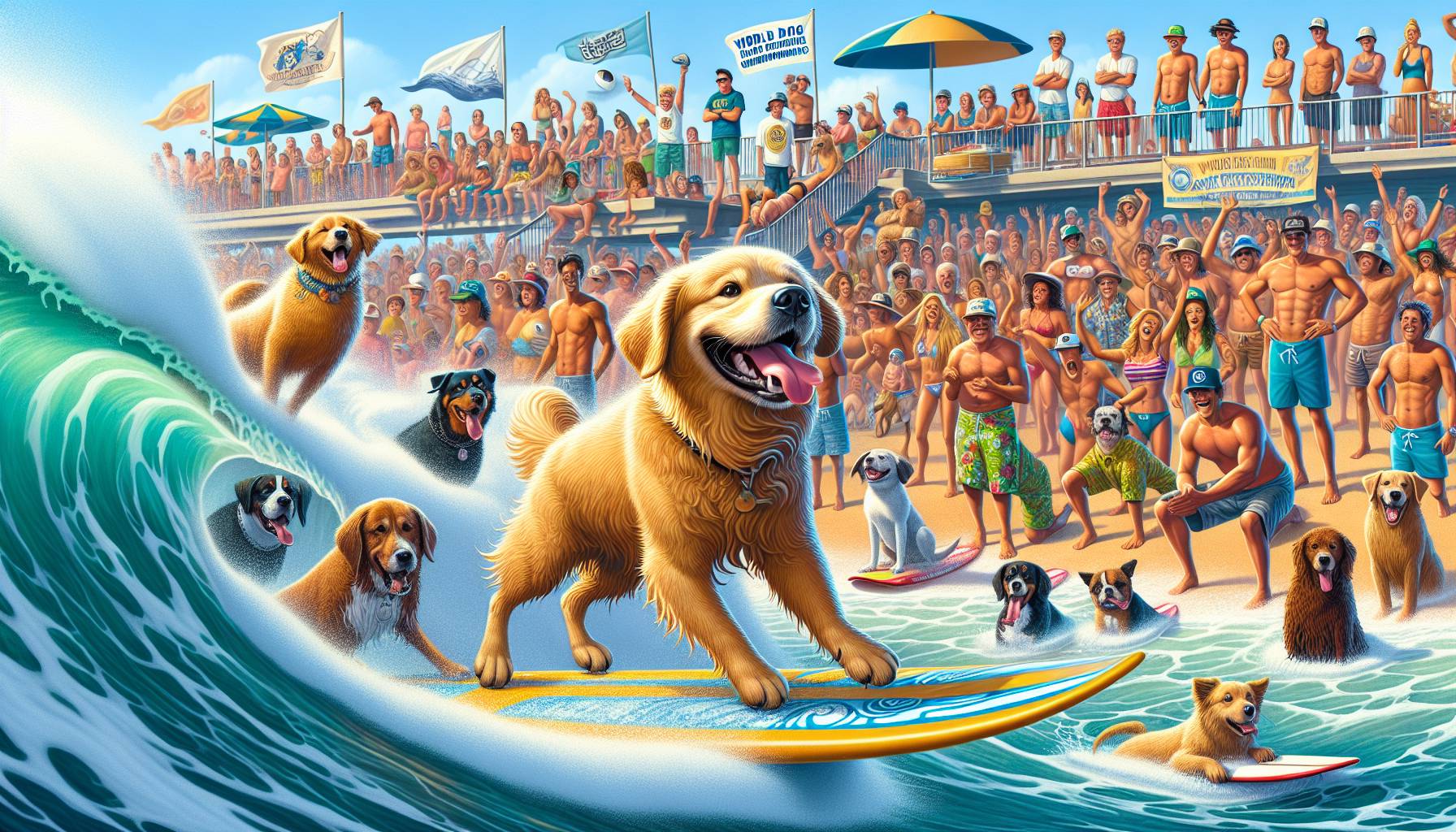 Top Dogs Compete in World Dog Surfing Championships